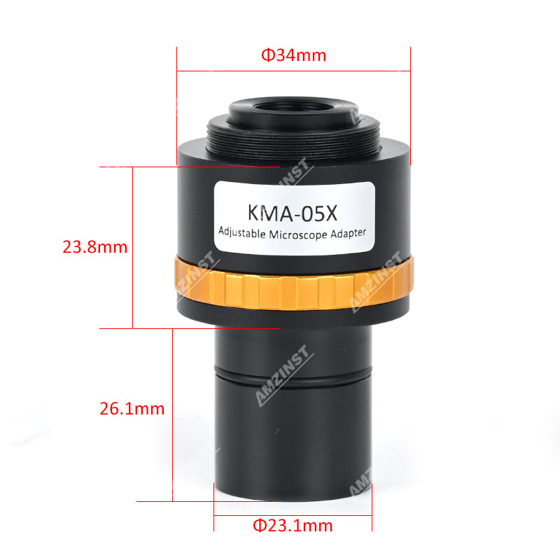 KMA-05X 0.5x Adjustable Microscope Camera adapter
