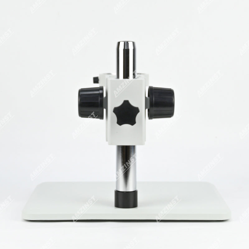 Post de microscopio L1 de soporte con base grande, enfoque grueso de 76 mm