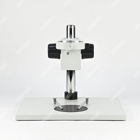 Post de microscopio L2 de soporte con base grande, enfoque grueso de 76 mm