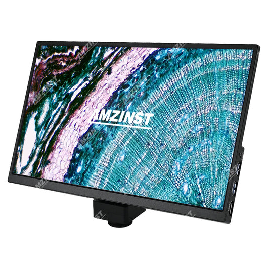 Cámara de microscopio LCD-4KWF con pantalla LCD de 13,3 pulgadas y resolución 4K, con WiFi, HDMI y salida USB 3.0