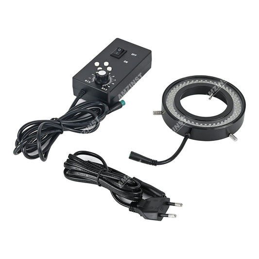 Anillo de luz LED para microscopio LED-144TR con control de 4 sectores