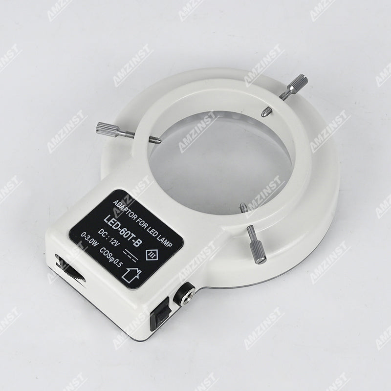 LED-60TB Iluminador de luz del anillo de microscopio blanco con aprobación UL y CE