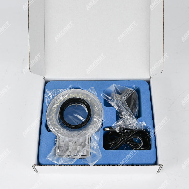 LED-60TB Iluminador de luz del anillo de microscopio blanco con aprobación UL y CE