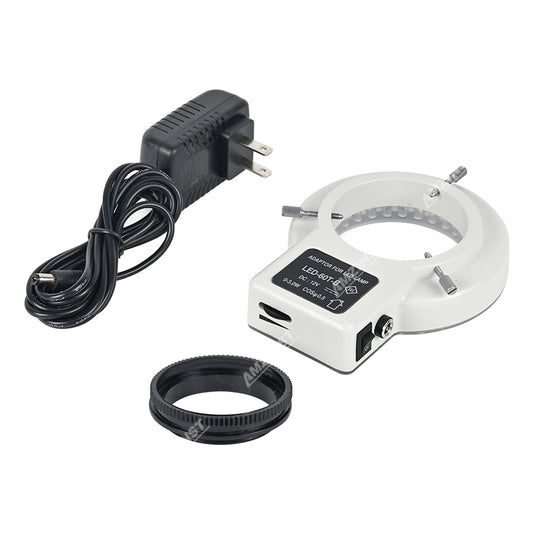 LED-60TBW White Microscope Ring Light Illuminator with UL & CE Approval