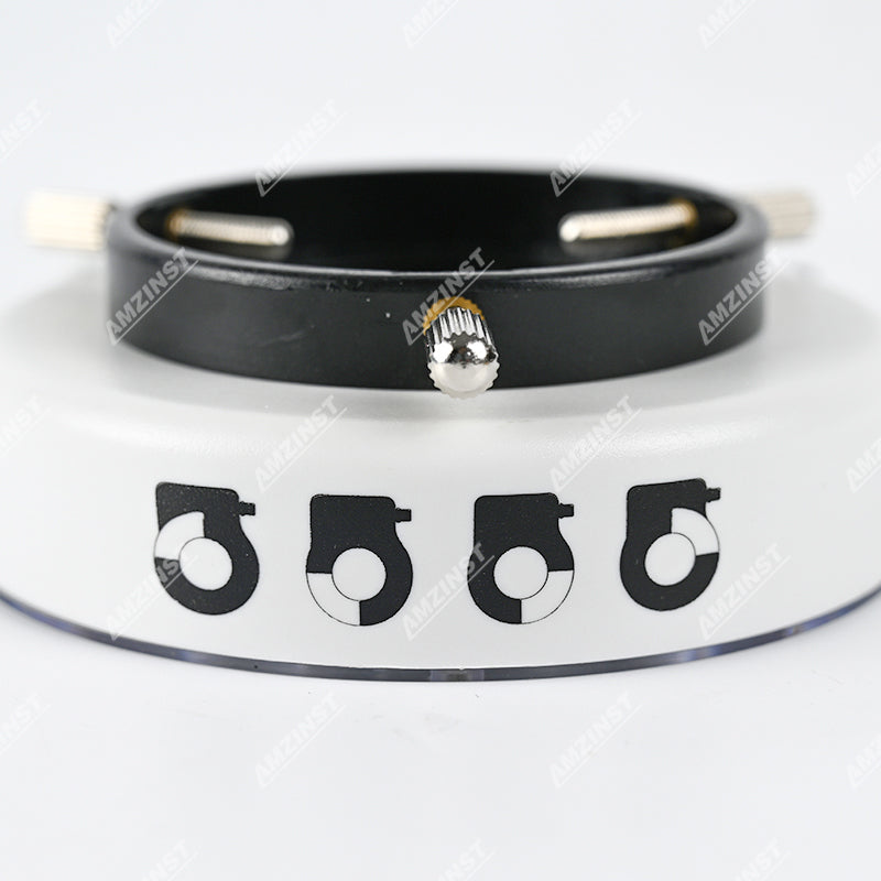 LED-78TU 4-Zone Divided Segments Touch-Control LED Ring Light for Stereo Microscopes