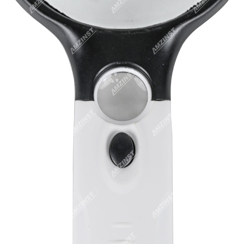 LPM-1030LED 10X and 30X Handheld LED Magnifier with 88mm Achromatic Glass Lens