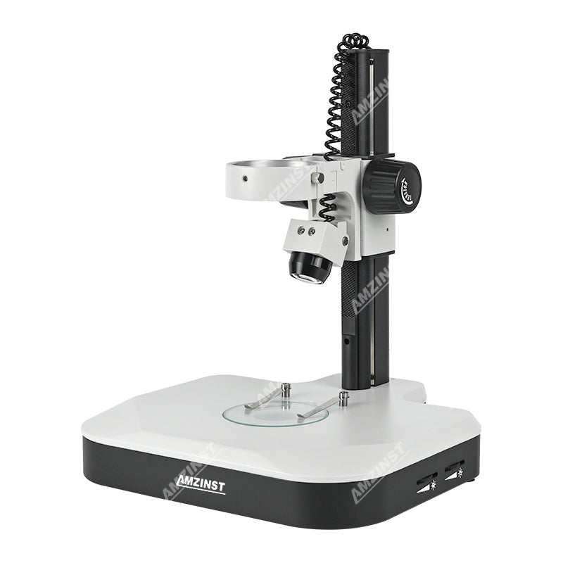 M1-D2 Microscope Track Stand with 76mm Coarse Focus Rack, 326mm Vertical arm