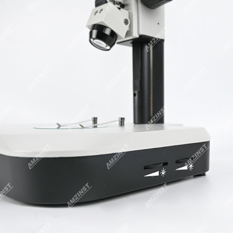 M1-D2 Microscope Track Stand with 76mm Coarse Focus Rack, 326mm Vertical arm