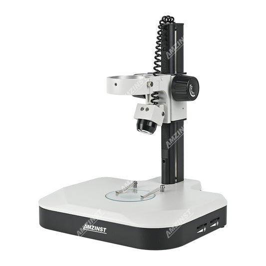 M1-D2 Microscope Track Stand with 76mm Coarse Focus Rack, 326mm Vertical arm