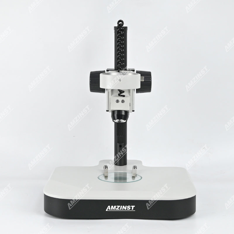 M1-D2 Microscope Track Stand with 76mm Coarse Focus Rack, 326mm Vertical arm