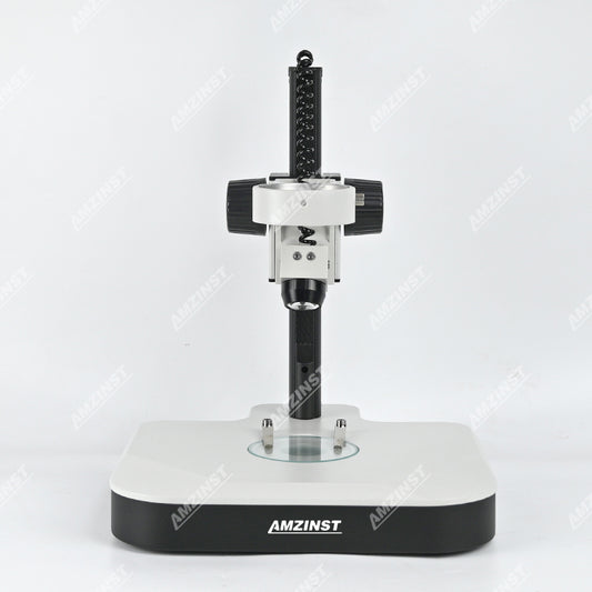M1-D2 Microscope Track Stand with 76mm Coarse Focus Rack, 326mm Vertical arm
