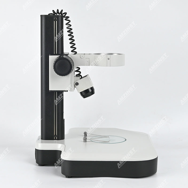 M1-D2 Microscope Track Stand with 76mm Coarse Focus Rack, 326mm Vertical arm