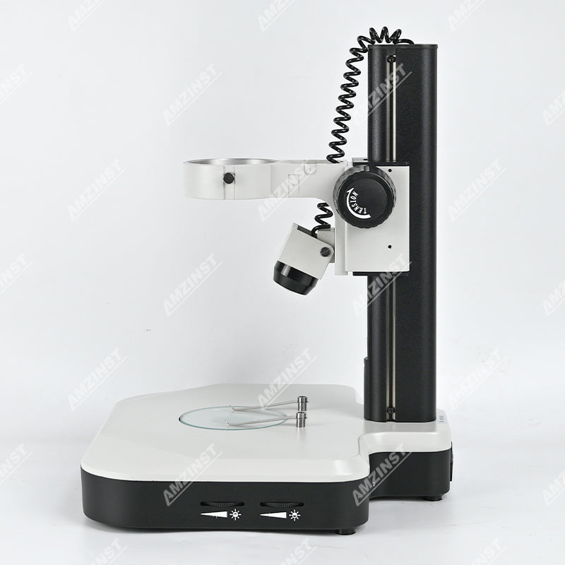 M1-D2 Microscope Track Stand with 76mm Coarse Focus Rack, 326mm Vertical arm