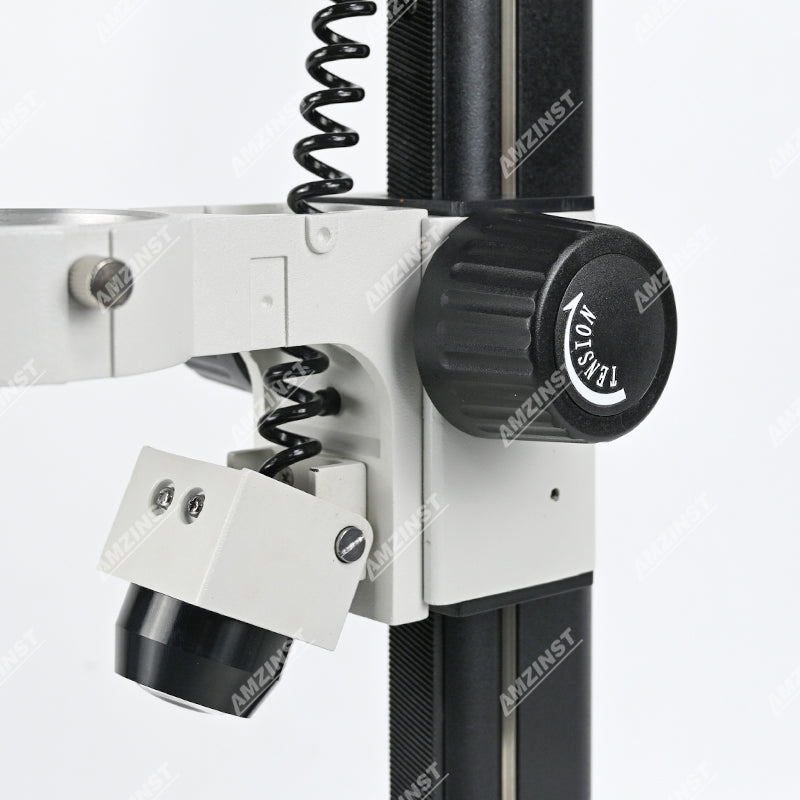 M1-D2 Microscope Track Stand with 76mm Coarse Focus Rack, 326mm Vertical arm