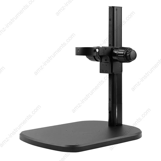 M3-R326CLED Heavy Base Microscope Track Stand With Base Light And Coarse And Fine Focus & 76mm Focus Block