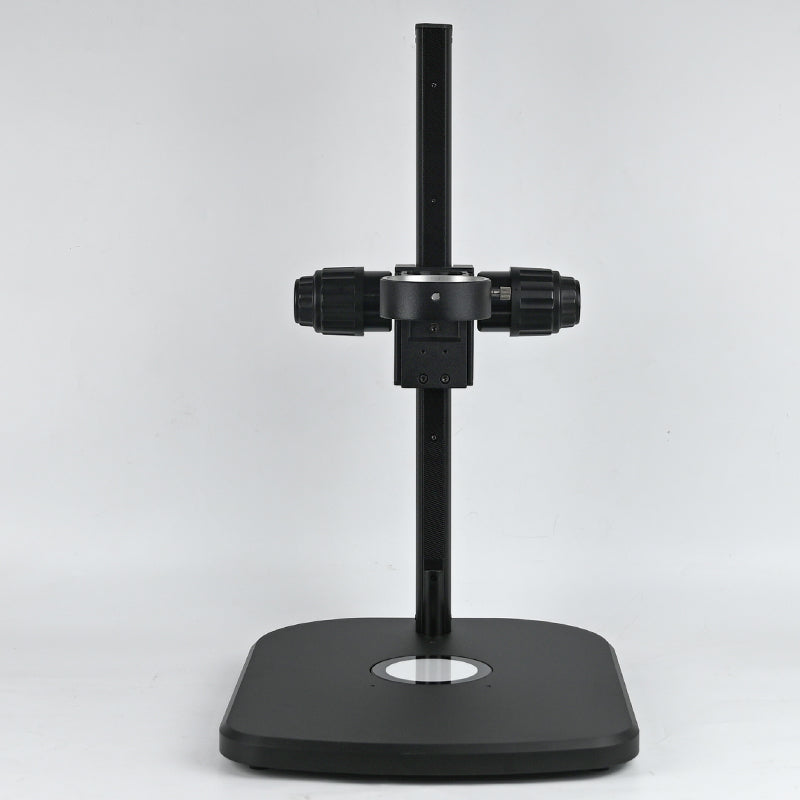 M3-R500CLED Heavy Base Microscope Track Stand with Base Light and Coarse And Fine Focus & 76mm Focus Block