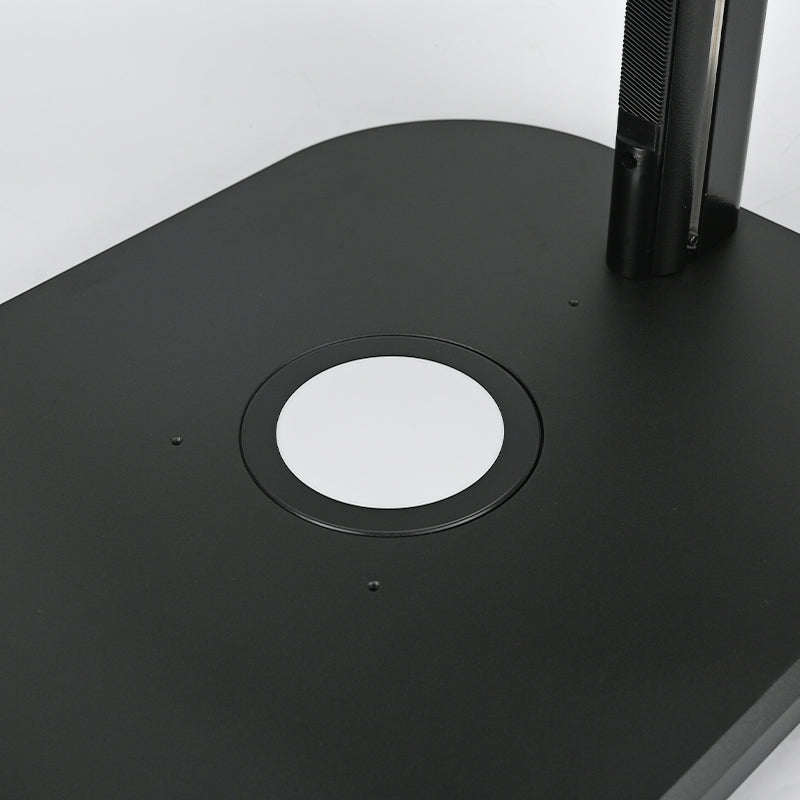 M3-R500CLED Heavy Base Microscope Track Stand with Base Light and Coarse And Fine Focus & 76mm Focus Block