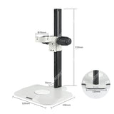 M3 Microscope Track Stand with Fine & Coarse Foucs and 76mm Scope Holder