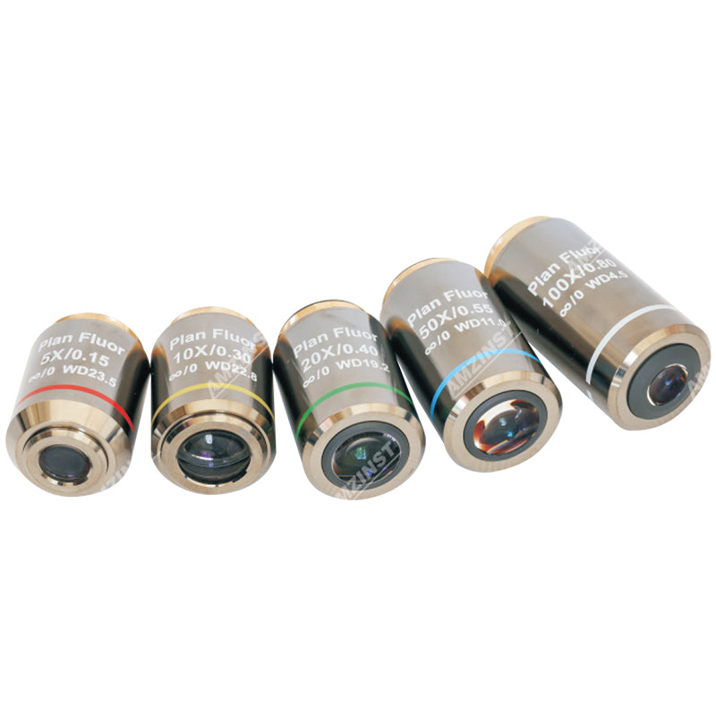 ME-200-Serie LWD Infinity Plan Achromatic Metallographic Ziel 200 mm 2,5x/ 5x/ 10x/ 20x/ 50x/ 100x