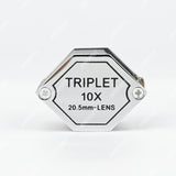 LPM-5507A Silver Color Hand Loupe 10x - 20.5mm