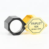 LPM-5507C Gold Color Hand Loupe 10x - 20.5mm