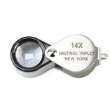 LPM-5903 Silver Color Hand Loupe 14x