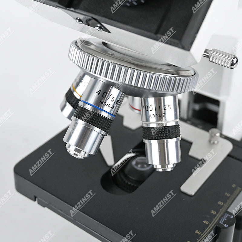 NK-107T 40X-1600X Microscopio biológico trinocular