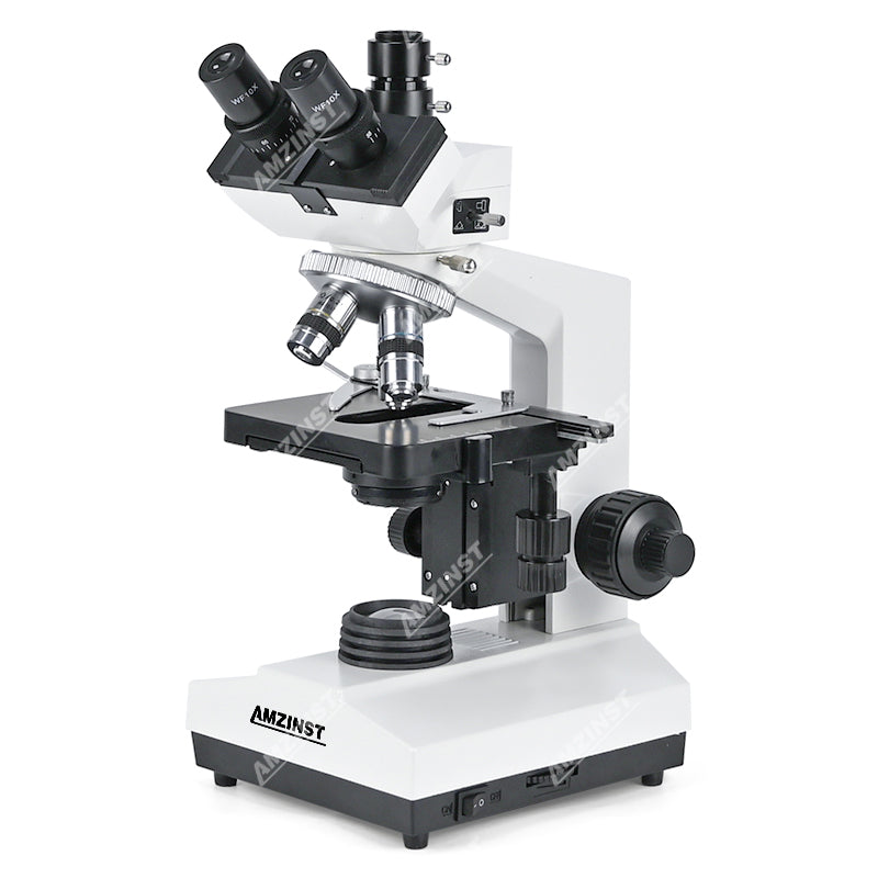 NK-107T 40X-1600X Microscopio biológico trinocular