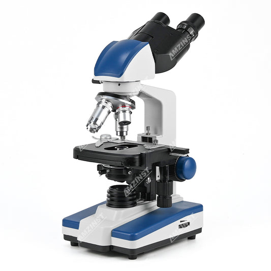 NK-210B 40X-2500X Microscopio biológico de campo brillante Binocular LED clásico