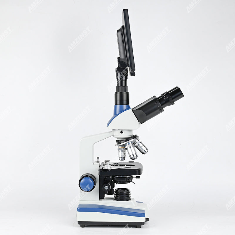 Microscopio biológico trinocular LED de campo claro clásico NK-210T 40X-2500X 