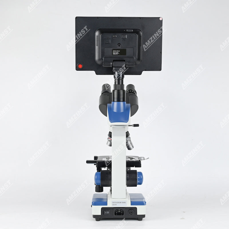 Microscopio biológico trinocular LED de campo claro clásico NK-210T 40X-2500X 