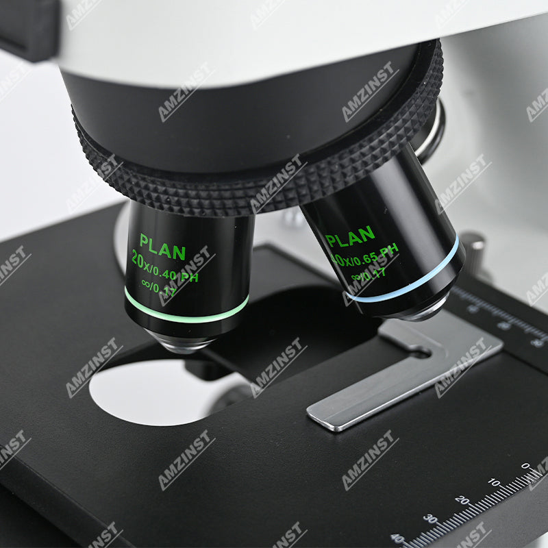 NK-30PHT Trinocular Phase Contrast Microscope with N.A.1.25 Phase Cont ...