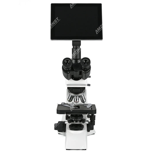 NK-310TLCD 40X-1000X Infinity Optical System Biological Microscope With 5.0MP LCD Touch Pad Screen