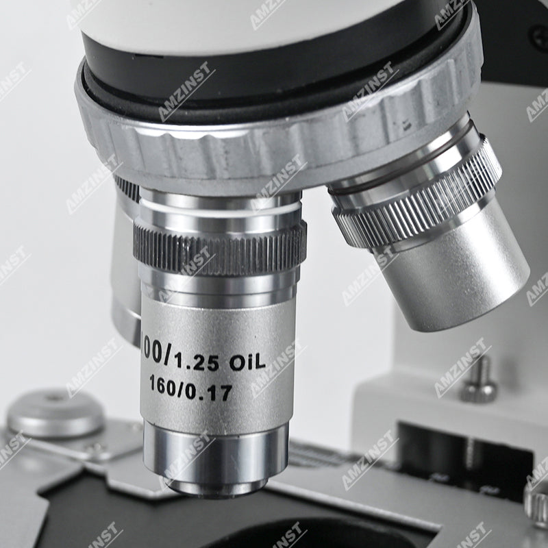 NK-350B 40X-2500X Binocular Biological Microscope with Handle