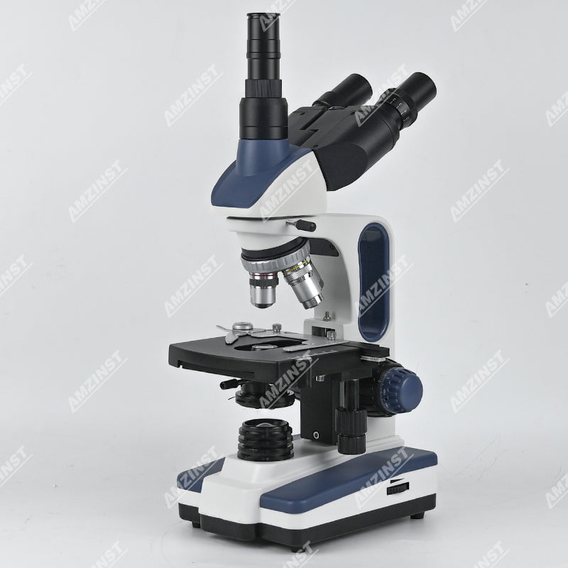 NK-350T 40X-2500X Trinocular Biological Microscope with Handle