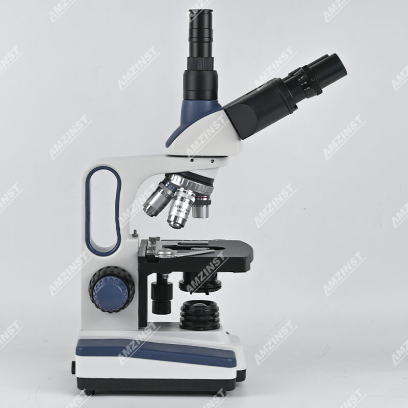 NK-350T 40X-2500X Trinocular Biological Microscope with Handle