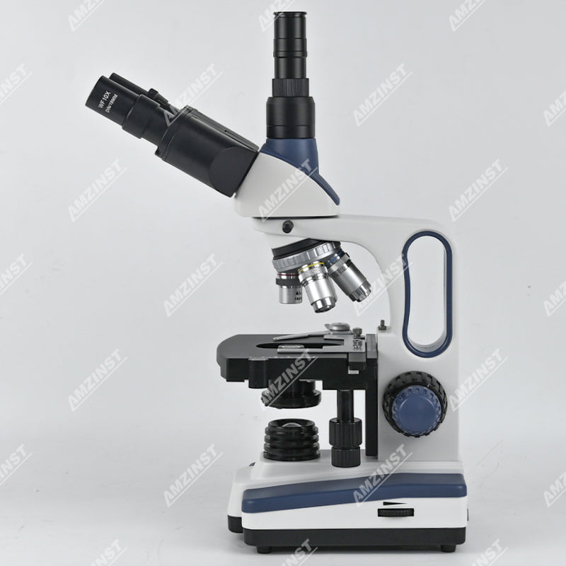 NK-350T 40X-2500X Trinocular Biological Microscope with Handle