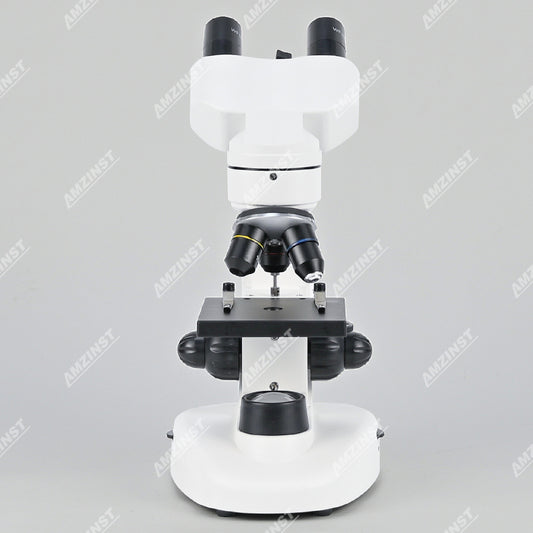 NK-T18B 40X-640X Microscopio binocular de estudiantes con iluminación LED de fondo