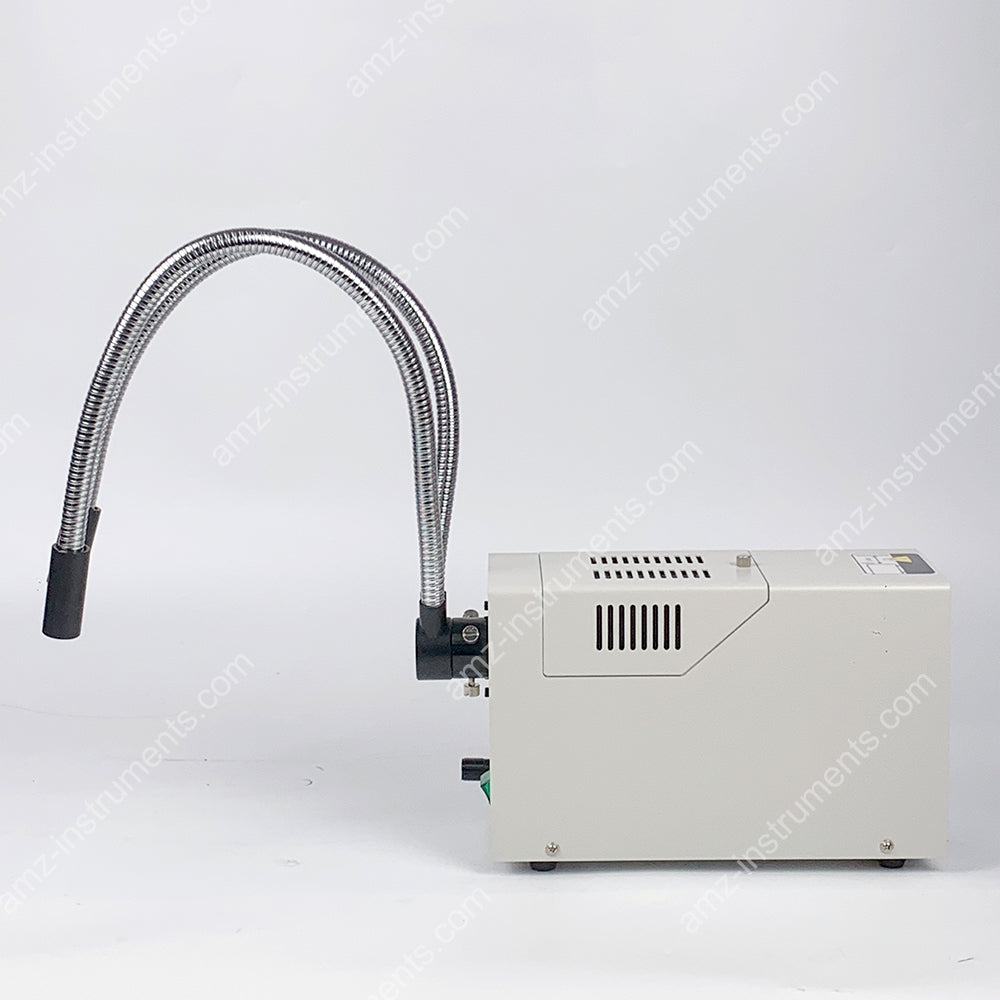 OFH-150 150W Halogen Cold Fiber Dual Gooseneck Microscope Illuminator
