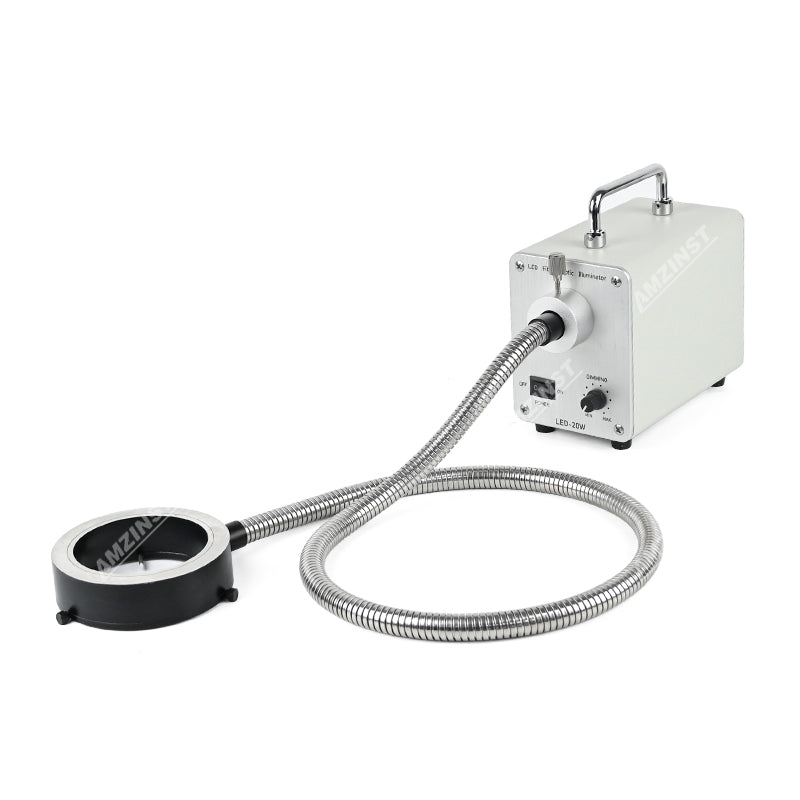 OFL-20CRE 20W Fiber Optic Microscope O-Ring Light Illuminator with Inner diameter 83mm