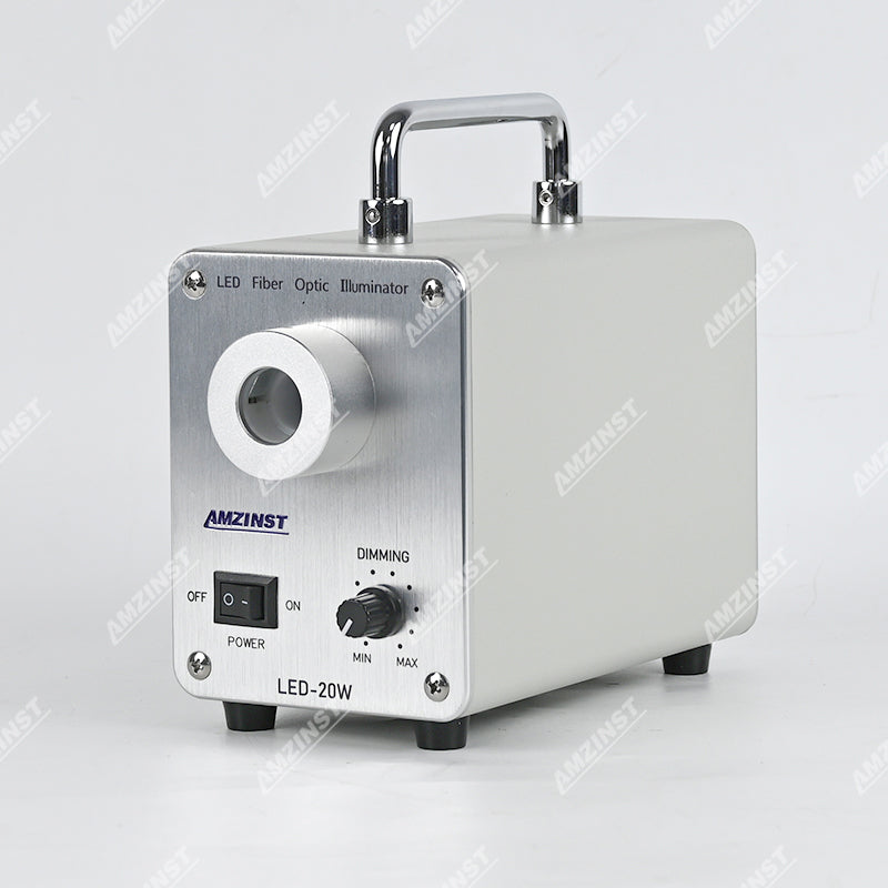 OFL-20CRL 20W 1.8M Fiber Optic Microscope O-Ring Light Illuminator With Inner Diameter 58.53mm