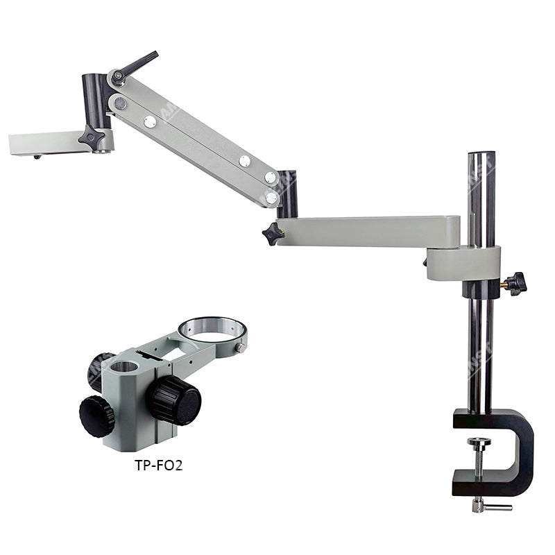 T-P14 Articulating Arm Stand with C-Clamp and 76mm Focus Mount