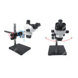 ZM-10TP4 0.68X-4.7X Greenough Trinocular Stereo Microscope with T-P4 Single Arm Boom Stand