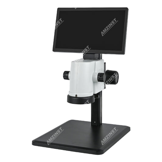 ZM-25LCD Video Stereo Microscope Built-in 5MP Camera With 12 Inch LCD Screen