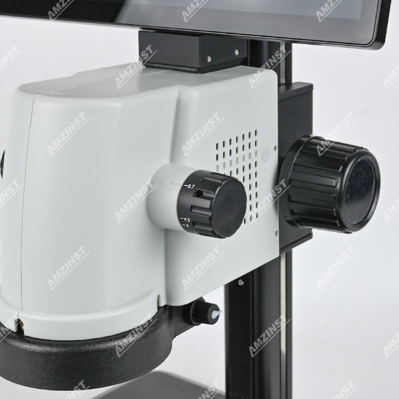 ZM-25LCD Video microscope built-in 5MP camera with 12 inch LCD screen