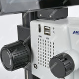 ZM-25LCD Video microscope built-in 5MP camera with 12 inch LCD screen