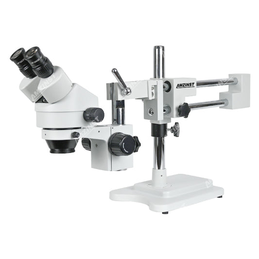 ZM-2BP2 0.7X-4.5X Microscopio estéreo binocular con soporte de doble brazo de brazo