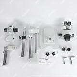 ZM-2BP2 0.7X-4.5X Microscopio estéreo binocular con soporte de doble brazo de brazo