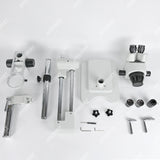 ZM-2TP2 0.7X-4.5X Microscopio estéreo trinocular con soporte de pluma de doble brazo T-P2