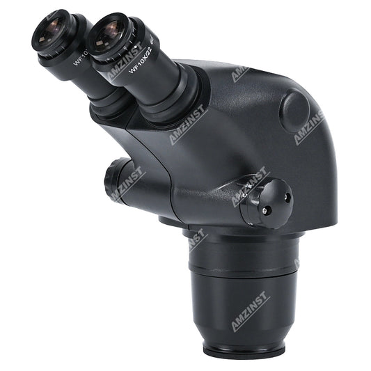 ZM-6565BHEB 0.65-6.5X Binocular Stereo Zoom Microscope Head Black color
